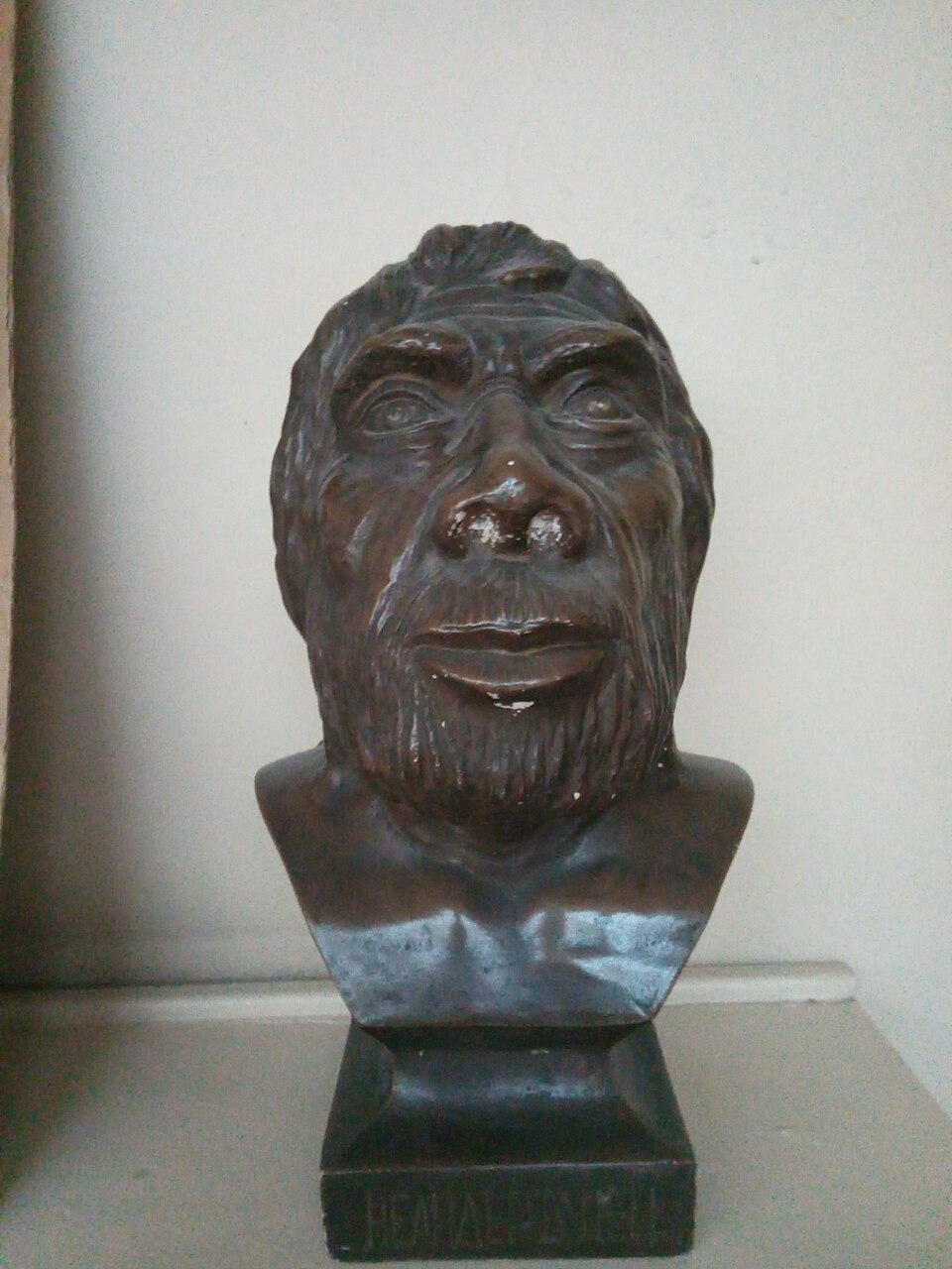Busto de reconstrução de um Neandertal